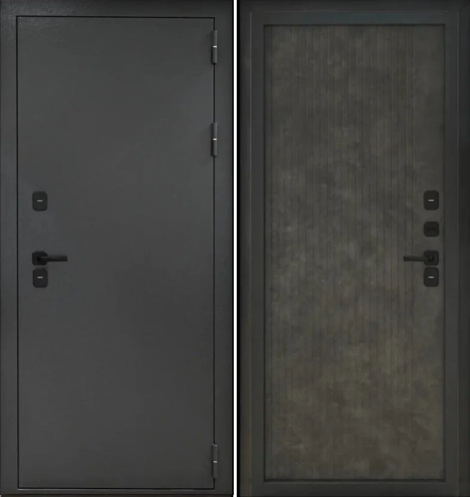 Дверьберг ТЕРМА БУКЛЕ ГРАФИТ  БЕТОН ЛОФТ ГРЕЙ DIS007275